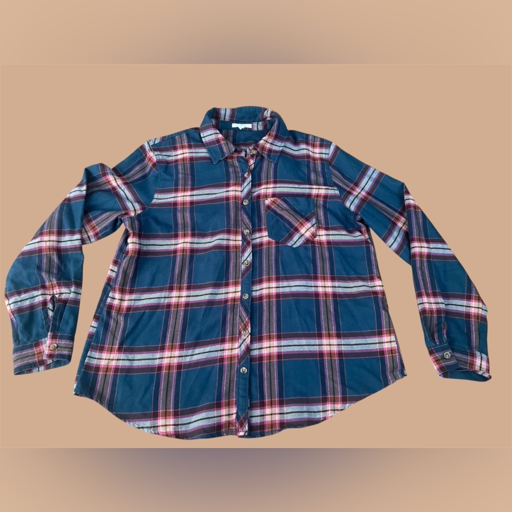 Maurices Multicolor Plaid Shirt